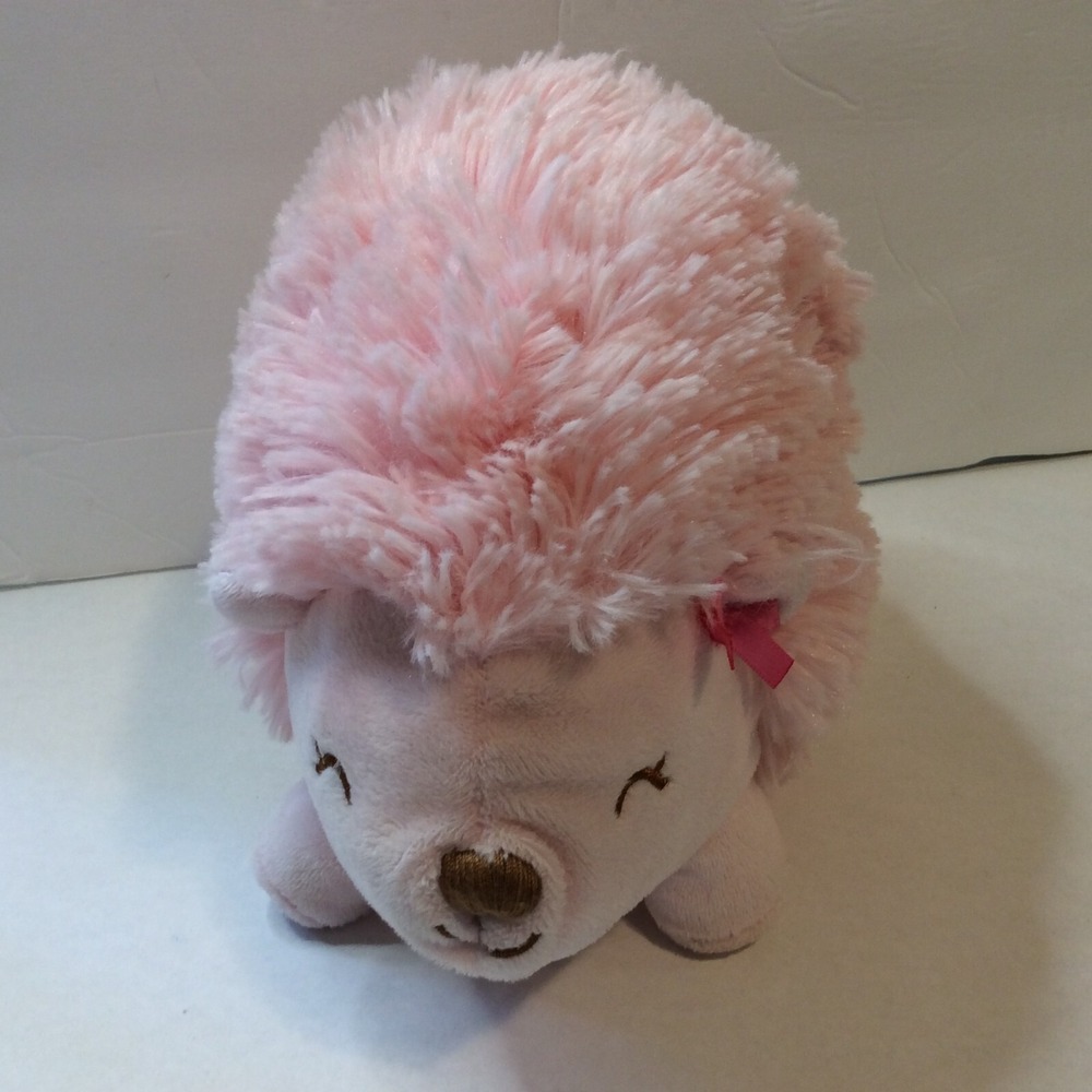Carter's Just One You Wind Up Musical Pink Hedgehog 7" Plush Baby Toy Music Box